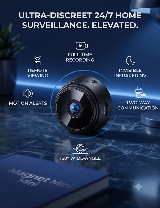 Mini Wireless WiFi, Cameras with Indoor Video Recorder