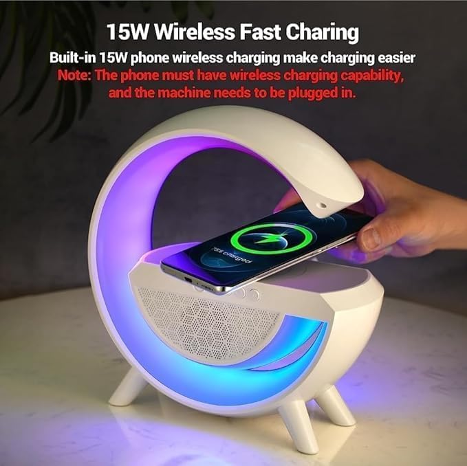 LED Wireless Charging Speaker with RGB (PA-101)