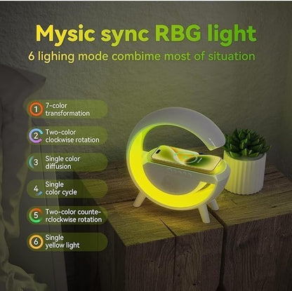 LED Wireless Charging Speaker with RGB (PA-101)