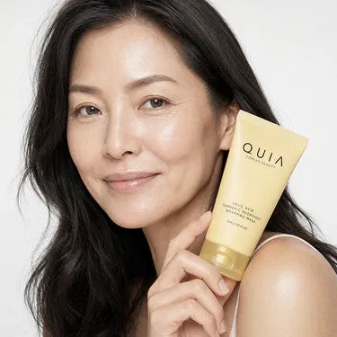 Quia Turmeric & Kojic Acid Overnight Mask Your sun spots and dark spots were never permanent as they look: kojic acid and turmeric, finally sealed on them long enough to fade, the full 8 hours you sleep.