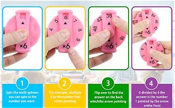 MATH FIDGET SPINNER ( 9 PCS SET) (ST-102)